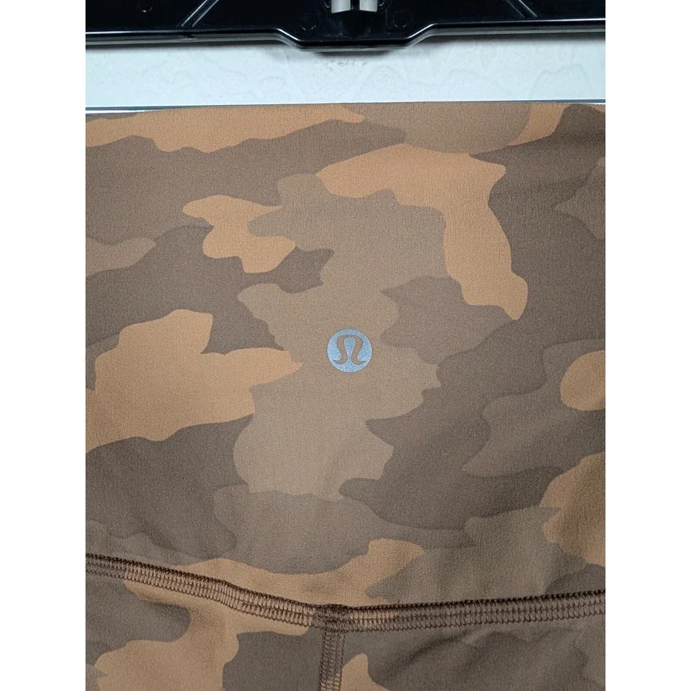 Lululemon Pants Women Plus 20 Brown Cameo Wunder Train Tight Activewear Leggings